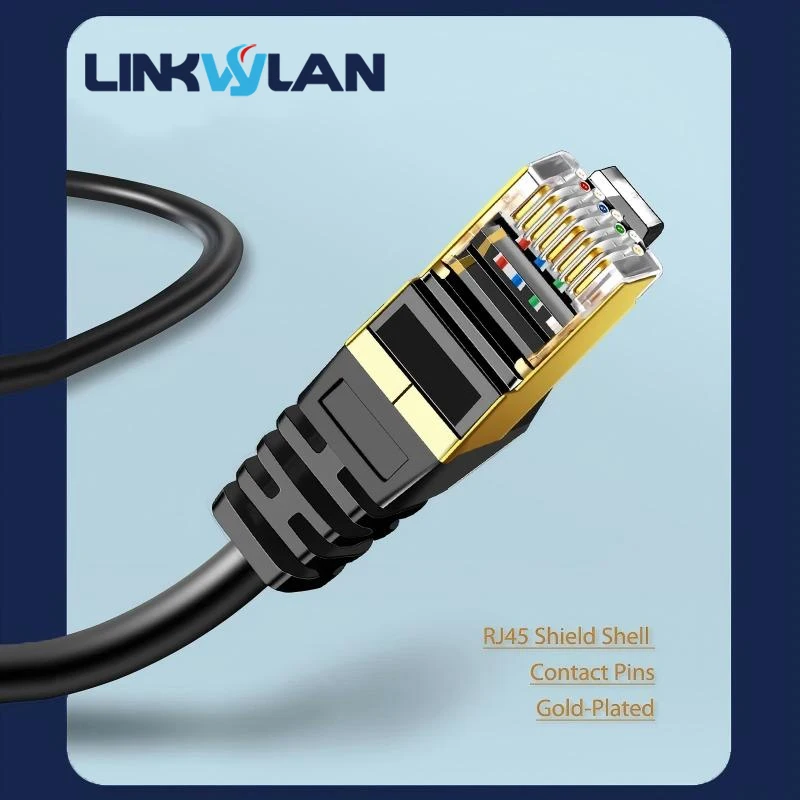 Ethernet-кабель RJ45 Cat8, многожильные многожильные медные провода, сеть 40G CAT, 8 патч-кабелей 
Ethernet-кабель RJ45 Cat8, многожильные многожильные медные провода, сеть 40G CAT, 8 патч-кабелей