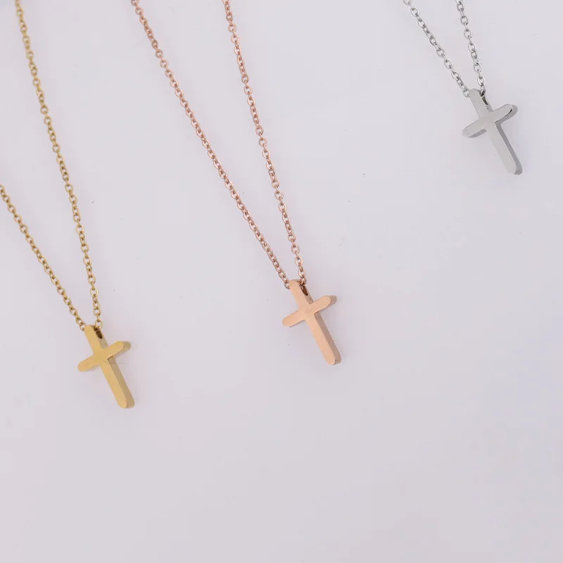 3Pcs/Lot Stainless Steel Cross Necklace Religion Chain Necklaces Believer Pendant For Women's Fashion Jewelry
3Pcs/Lot Stainless Steel Cross Necklace Religion Chain Necklaces Believer Pendant For Women's Fashion Jewelry