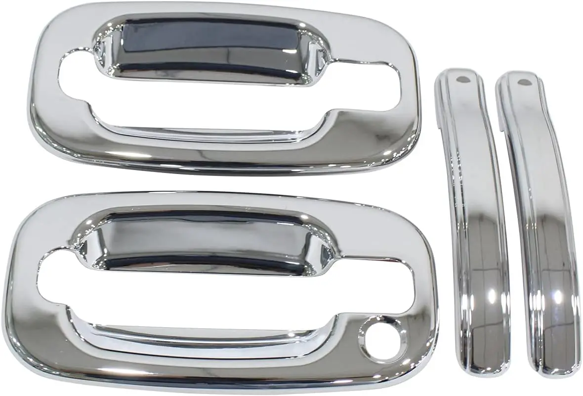 CHROME Door Handle Cover NO Passenger Keyhole for 00-06 GMC Yukon/99-06 Sierra/07 Classic/99-06 Chevy Silverado Premium Parts
CHROME Door Handle Cover NO Passenger Keyhole for 00-06 GMC Yukon/99-06 Sierra/07 Classic/99-06 Chevy Silverado Premium Parts