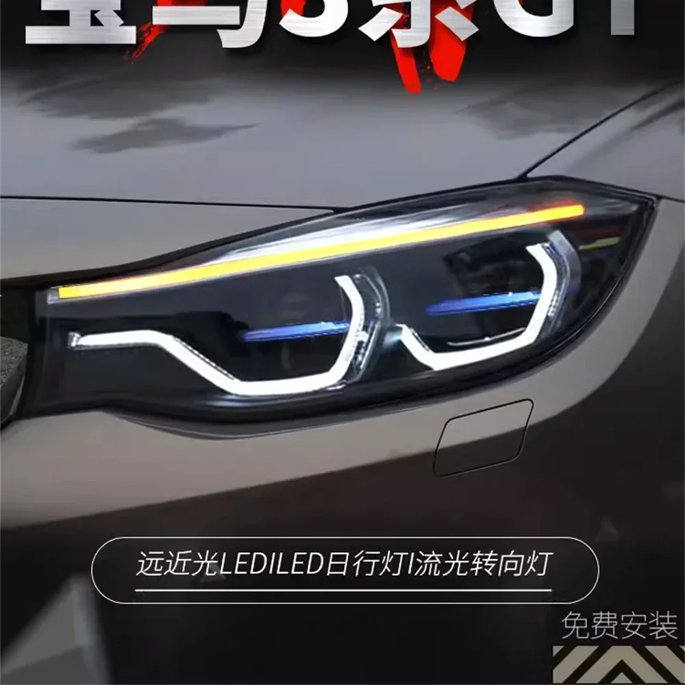 Автомобильные светодиодные фары в сборе для BMW 3 серии GT F34 DRL 13-19 дневные ходовые огни указатель поворота 2 шт.
Автомобильные светодиодные фары в сборе для BMW 3 серии GT F34 DRL 13-19 дневные ходовые огни указатель поворота 2 шт.