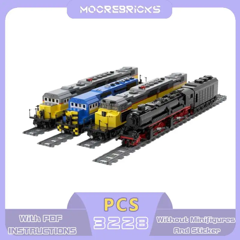 MOC-101918 Heavy Diesel Locomotive Building Blocks Legacy DD35A DDA40X Train Model 8-Wide Railway Vehicle Bricks Toys Gift
MOC-101918 Heavy Diesel Locomotive Building Blocks Legacy DD35A DDA40X Train Model 8-Wide Railway Vehicle Bricks Toys Gift