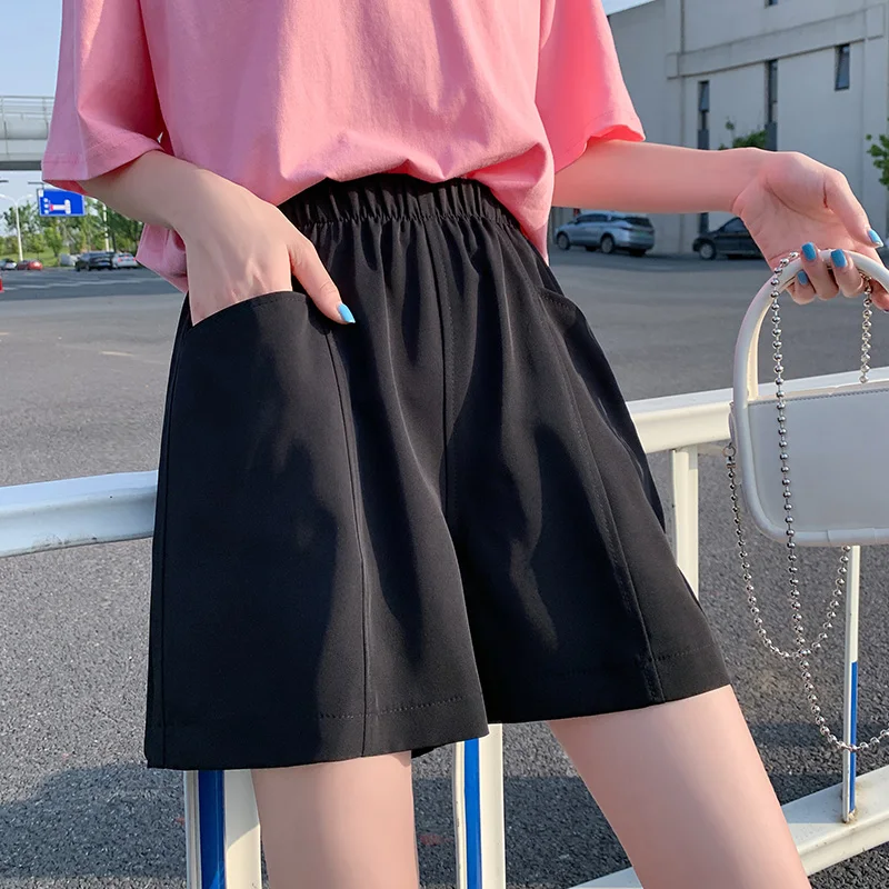 European Style plus Size Women's Summer New Suit Shorts High Waist Wide Leg Thin Casual Pants Five Parts of the Leggings
European Style plus Size Women's Summer New Suit Shorts High Waist Wide Leg Thin Casual Pants Five Parts of the Leggings