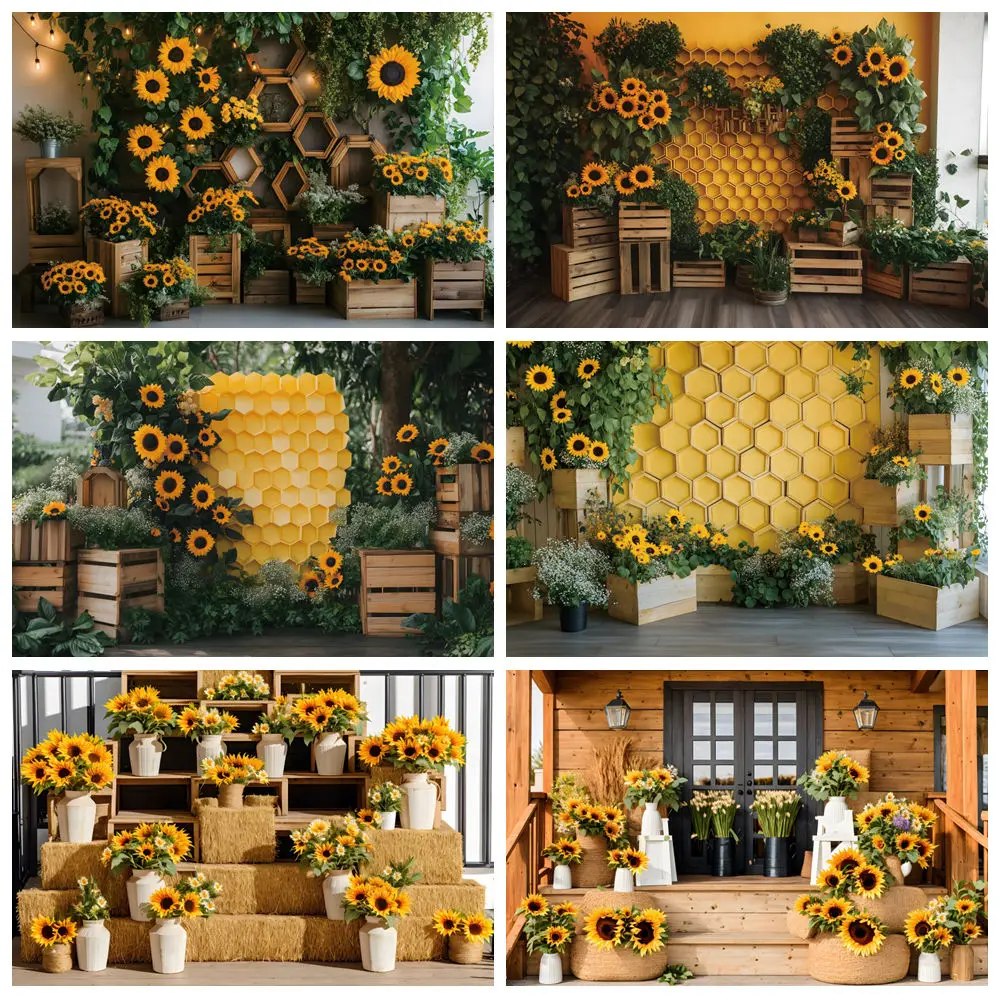 Spring Sunflower Bee Backdrop For Photography Easter Sweet Honeycomb Home Baby Birthday Party Decor Background Photo Studio Prop
Spring Sunflower Bee Backdrop For Photography Easter Sweet Honeycomb Home Baby Birthday Party Decor Background Photo Studio Prop