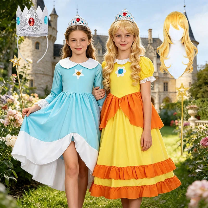 Girl's Princess Dress Game Cosplay Costume Halloween Clothes Birthday Party Fancy Outfit Children's Day Gifts Dress Long Sleeve
Girl's Princess Dress Game Cosplay Costume Halloween Clothes Birthday Party Fancy Outfit Children's Day Gifts Dress Long Sleeve