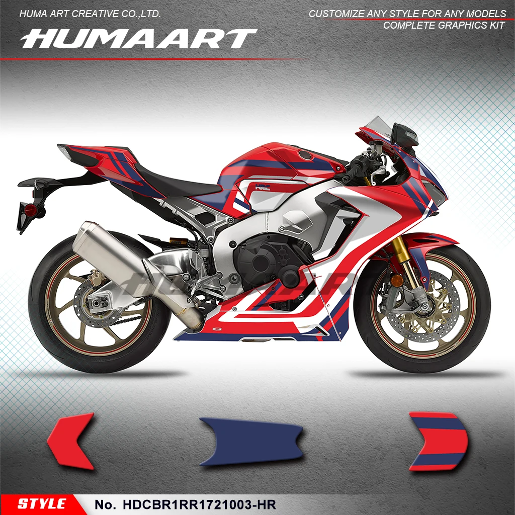 HUMAART Custom Sticker Complete Adhesive Decals for Honda CBR1000RR CBR 1000RR 2017 2018 2019 2020 2021 2022, HDCBR1RR1721003-HR
HUMAART Custom Sticker Complete Adhesive Decals for Honda CBR1000RR CBR 1000RR 2017 2018 2019 2020 2021 2022, HDCBR1RR1721003-HR
