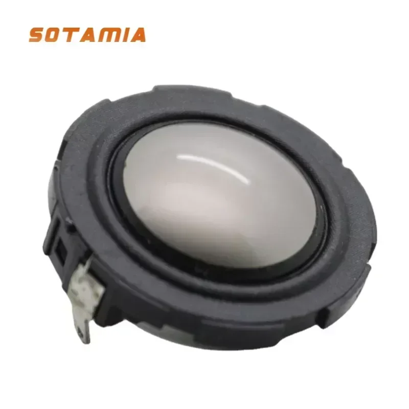FOR Sotamia 1 inch tweeter 40mm 8 ohm 25W titanium film composite treble speaker home theater loudspeaker upgrade tweeter head
FOR Sotamia 1 inch tweeter 40mm 8 ohm 25W titanium film composite treble speaker home theater loudspeaker upgrade tweeter head