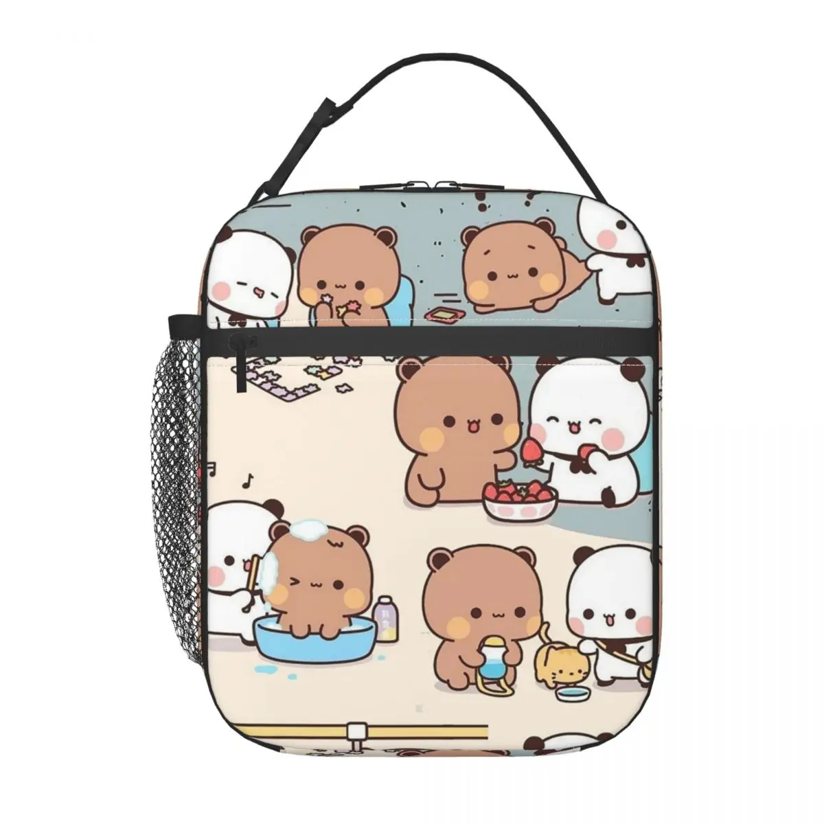 Термосумка для обедов Bubu Dudu Panda Bears с мультяшным рисунком для женщин и детей, портативный контейнер для еды, термосумка-тоут
Термосумка для обедов Bubu Dudu Panda Bears с мультяшным рисунком для женщин и детей, портативный контейнер для еды, термосумка-тоут