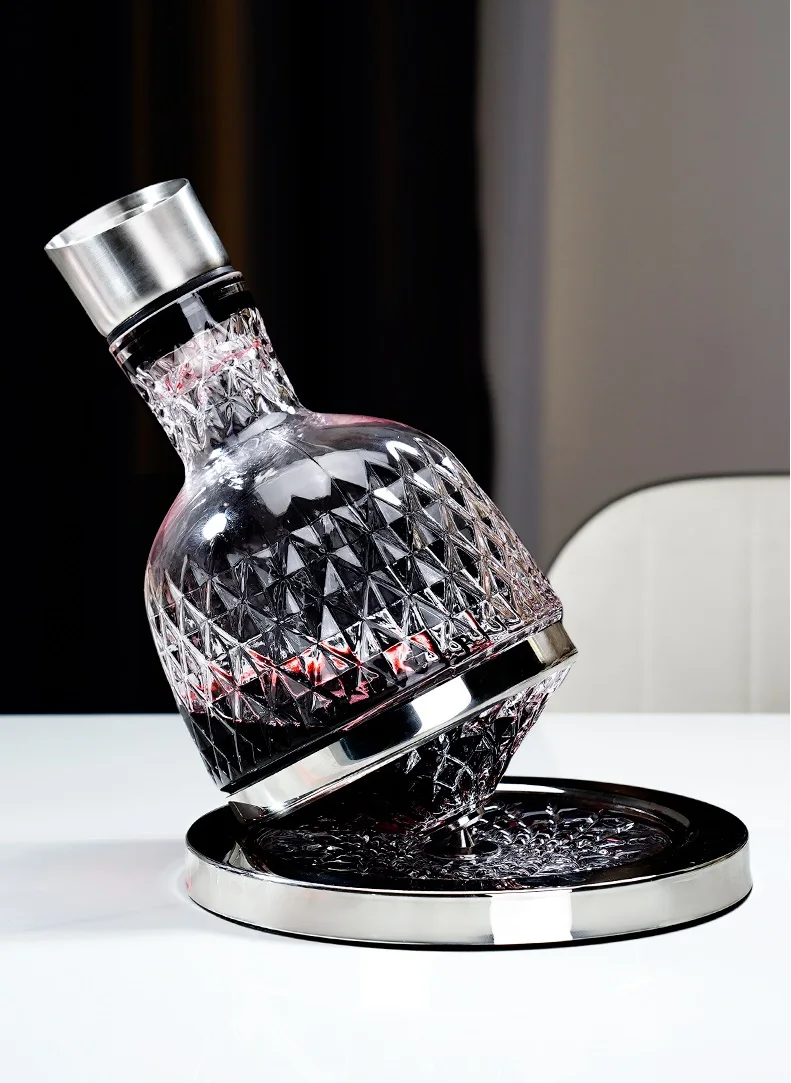 Креативная чашка из хрусталя с крышкой, вращающийся стакан, винный аэратор, графин, 1500 мл
Креативная чашка из хрусталя с крышкой, вращающийся стакан, винный аэратор, графин, 1500 мл