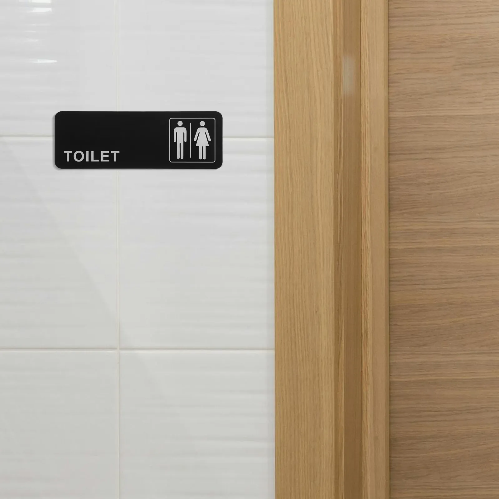 2Pcs Versatile Restroom Signs for Men and Women Acrylic Door Plaques Washroom Indicators Stylish Bathroom Signs for Business
2Pcs Versatile Restroom Signs for Men and Women Acrylic Door Plaques Washroom Indicators Stylish Bathroom Signs for Business