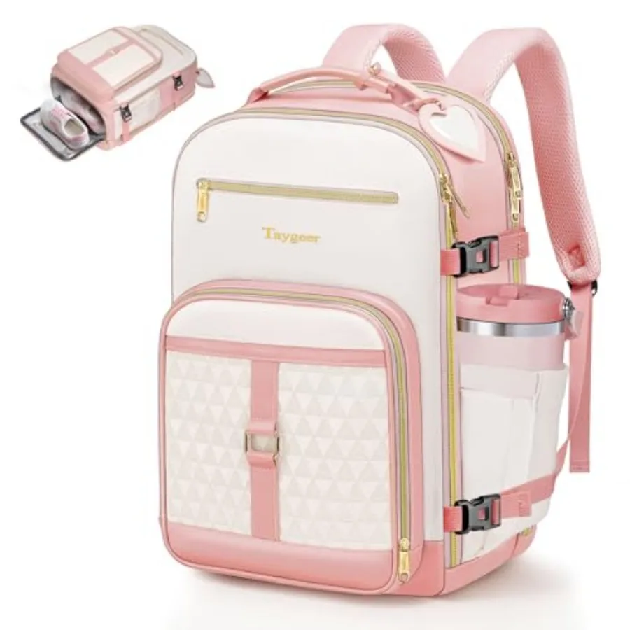 Travel Backpack for Airplane, Small Travel Backpack for Girls with Luggage Tags and Water Bottle Pocket, Underseat TSA Approved
Travel Backpack for Airplane, Small Travel Backpack for Girls with Luggage Tags and Water Bottle Pocket, Underseat TSA Approved