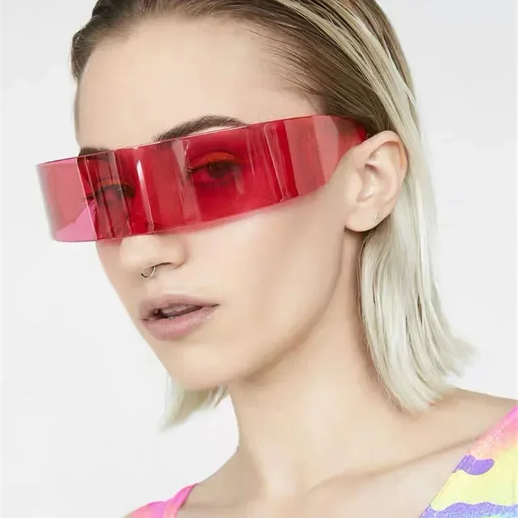 New Future Cyberpunk Sunglasses Retro Rimless Sun Glasses UV400 Mirror Eyewear Novelty Glasses Halloween Supplies Decoration
New Future Cyberpunk Sunglasses Retro Rimless Sun Glasses UV400 Mirror Eyewear Novelty Glasses Halloween Supplies Decoration