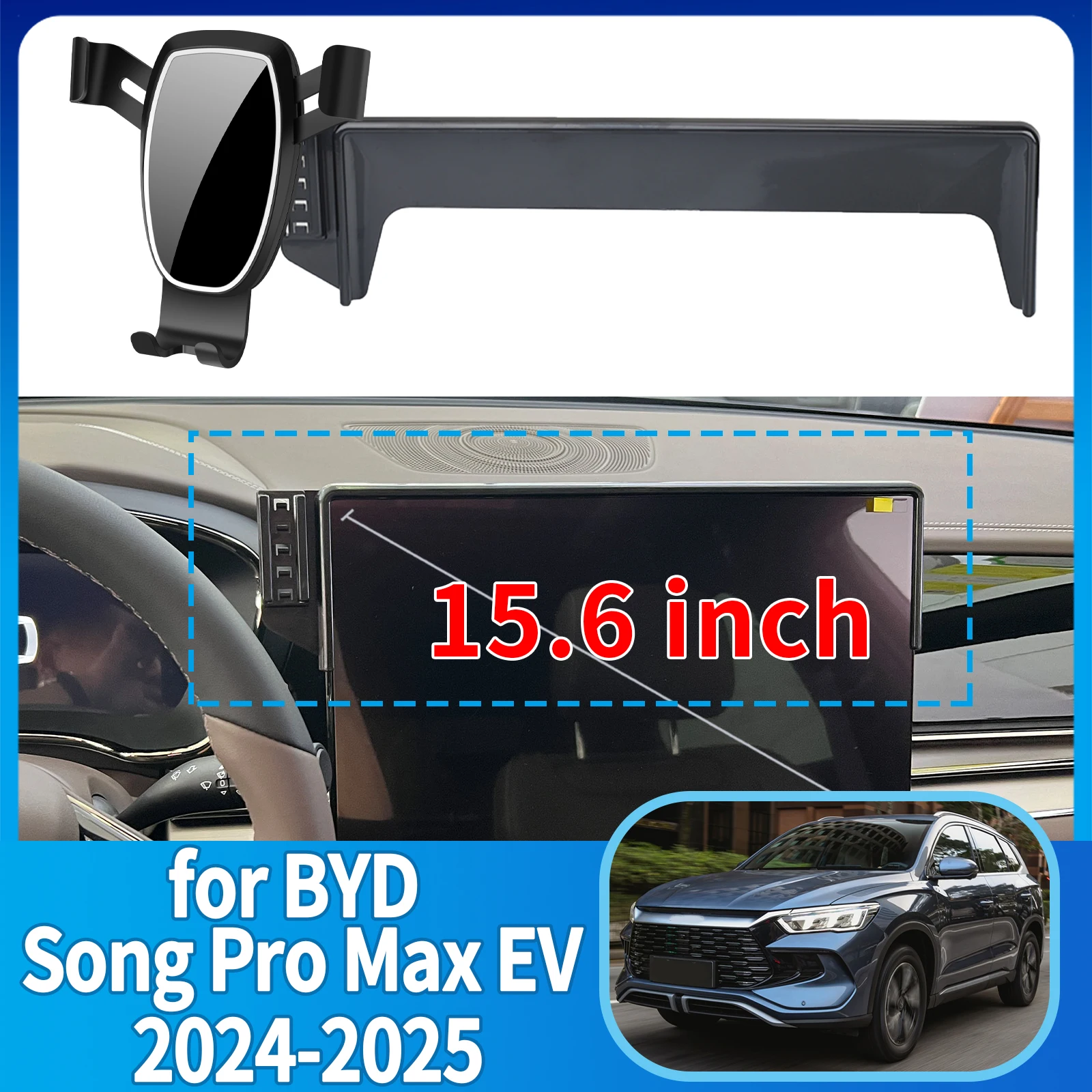 fit for BYD Song Pro Max EV 2024 2025 15.6inch Anti-Shake Screen Base Phone Holder Mount Stand Dedicated accessoires
fit for BYD Song Pro Max EV 2024 2025 15.6inch Anti-Shake Screen Base Phone Holder Mount Stand Dedicated accessoires