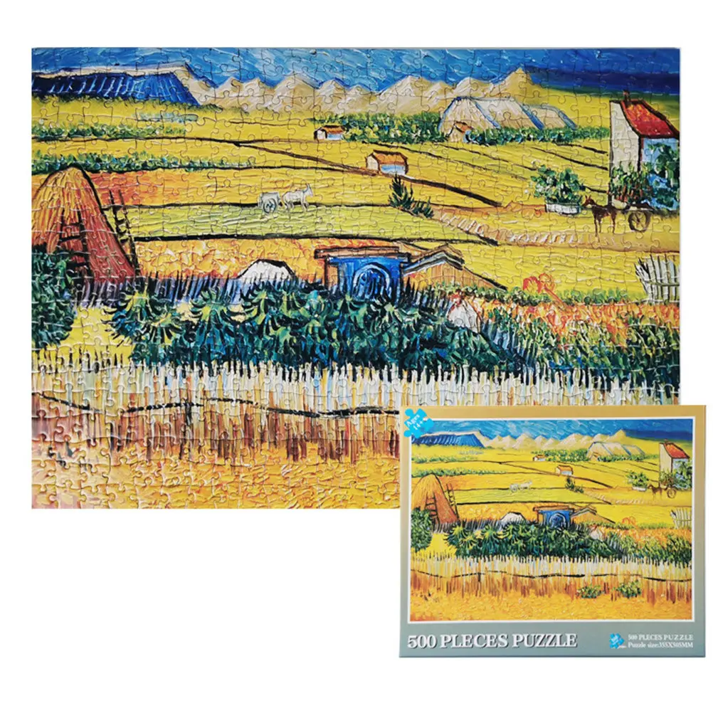 500 Pieces Paper Puzzle Durable Material Colorful Jigsaw for Adults Kids Large Size Cool Gift Yellow Child Educational Toy
500 Pieces Paper Puzzle Durable Material Colorful Jigsaw for Adults Kids Large Size Cool Gift Yellow Child Educational Toy