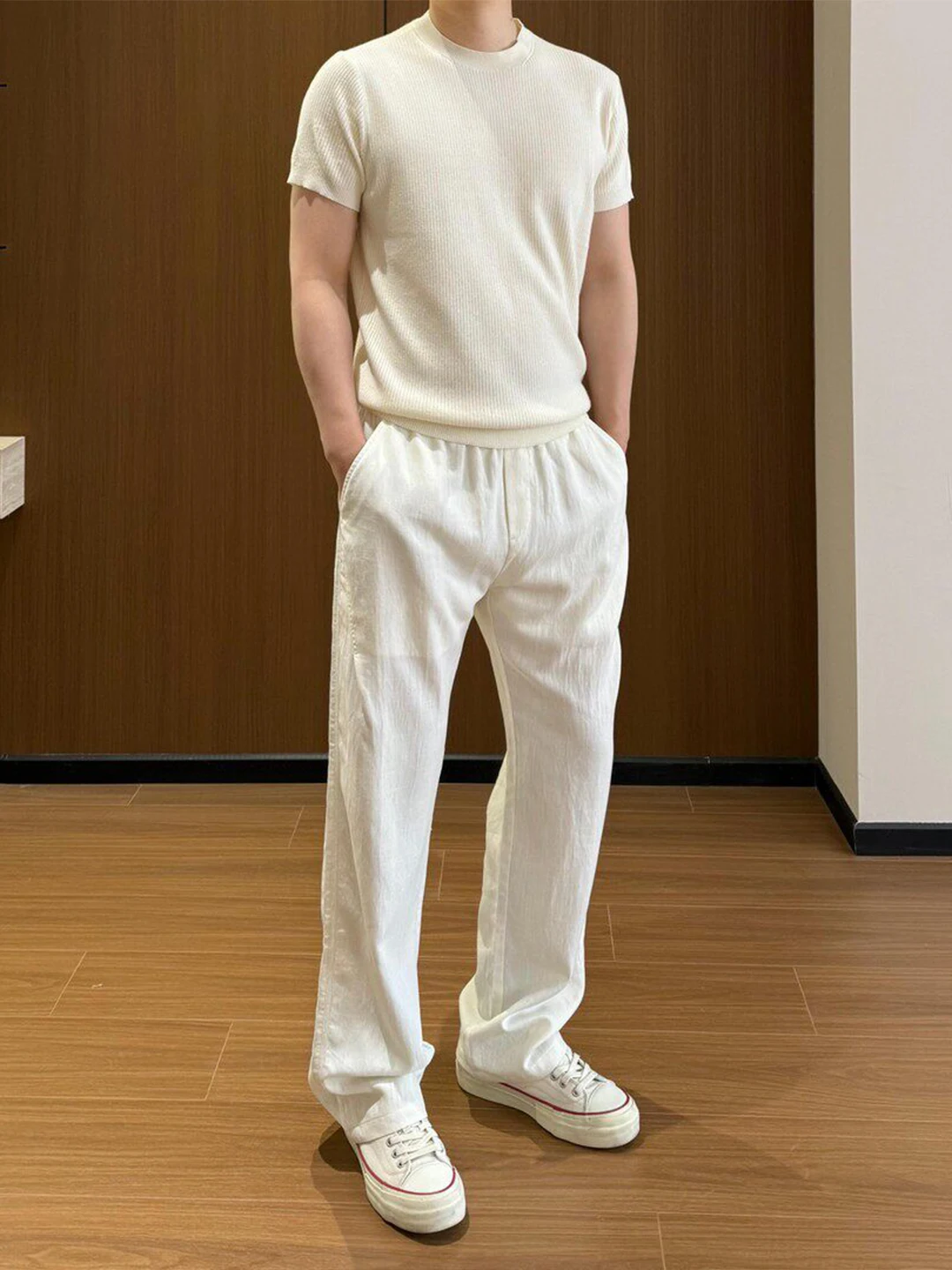 Loose Men's Linen Pants Summer Drapey Wide Leg Cotton Linen Lightweight Breathable Casual Straight Leg Trousers
Loose Men's Linen Pants Summer Drapey Wide Leg Cotton Linen Lightweight Breathable Casual Straight Leg Trousers