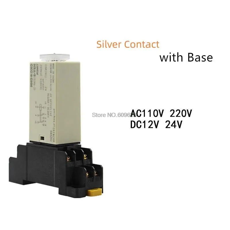 10PCS Silver Contact Delay Time relay Timer with Base H3Y-2 H3Y-4 AC220/DC24/12V 
10PCS Silver Contact Delay Time relay Timer with Base H3Y-2 H3Y-4 AC220/DC24/12V