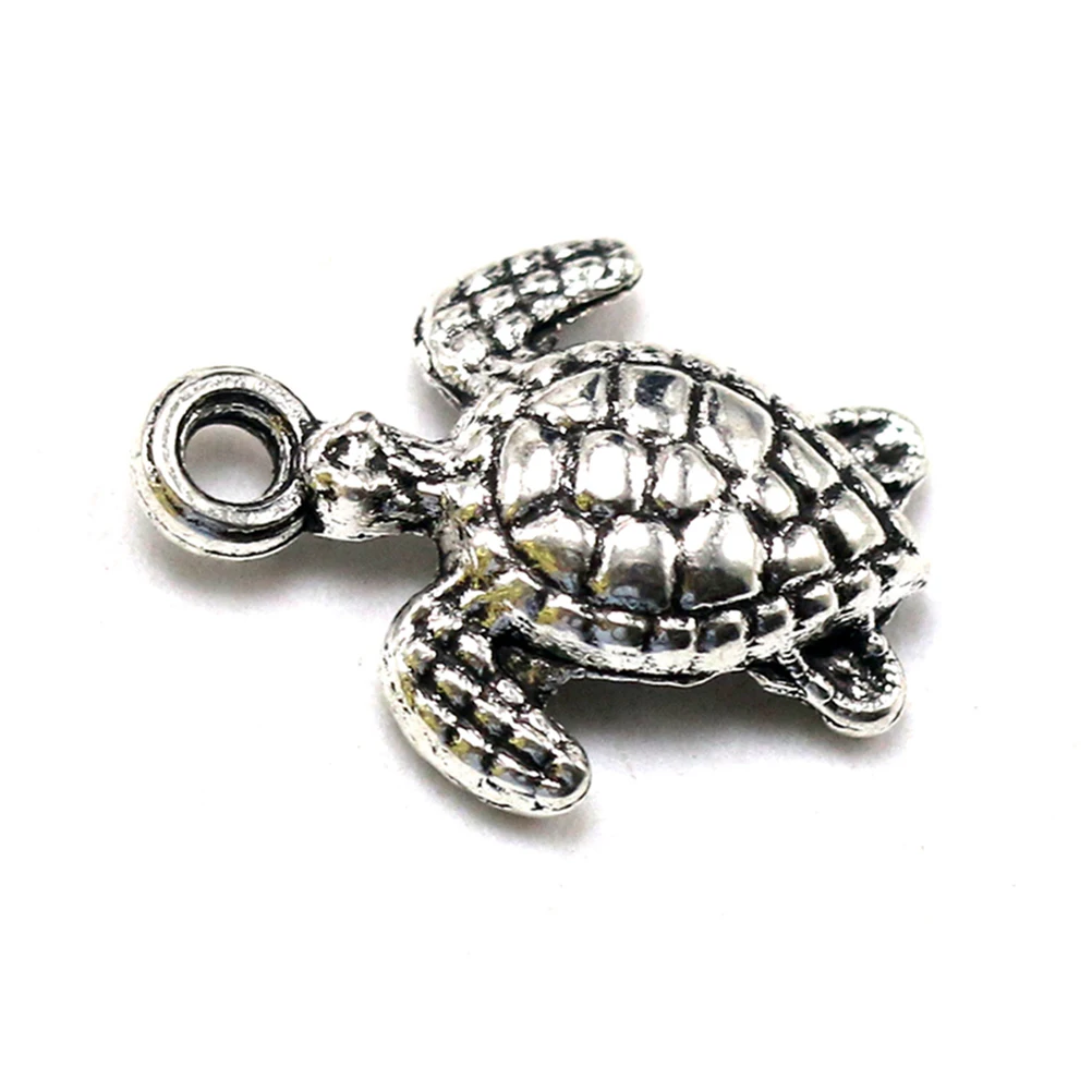 50 Pcs Alloy Turtle Pendant Charm Fine Workmanship Jewelry Making DIY Charms Silver Necklace Bracelet Earrings
50 Pcs Alloy Turtle Pendant Charm Fine Workmanship Jewelry Making DIY Charms Silver Necklace Bracelet Earrings