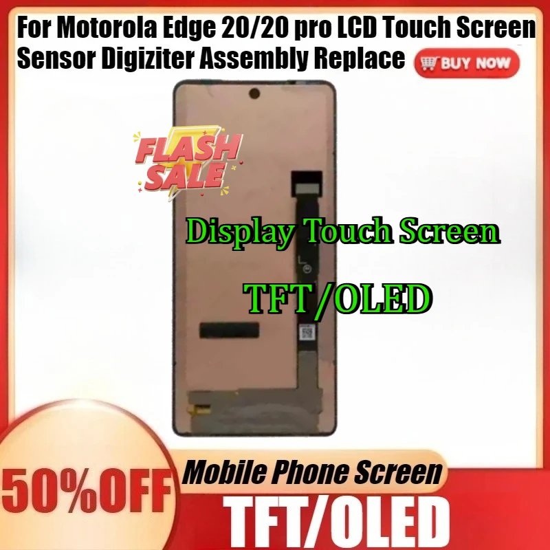 For Motorola Edge 30 Pro New TFT NO Frame For Motorola Edge 20/20 pro LCD Touch Screen Sensor Digiziter Assembly Replace
For Motorola Edge 30 Pro New TFT NO Frame For Motorola Edge 20/20 pro LCD Touch Screen Sensor Digiziter Assembly Replace