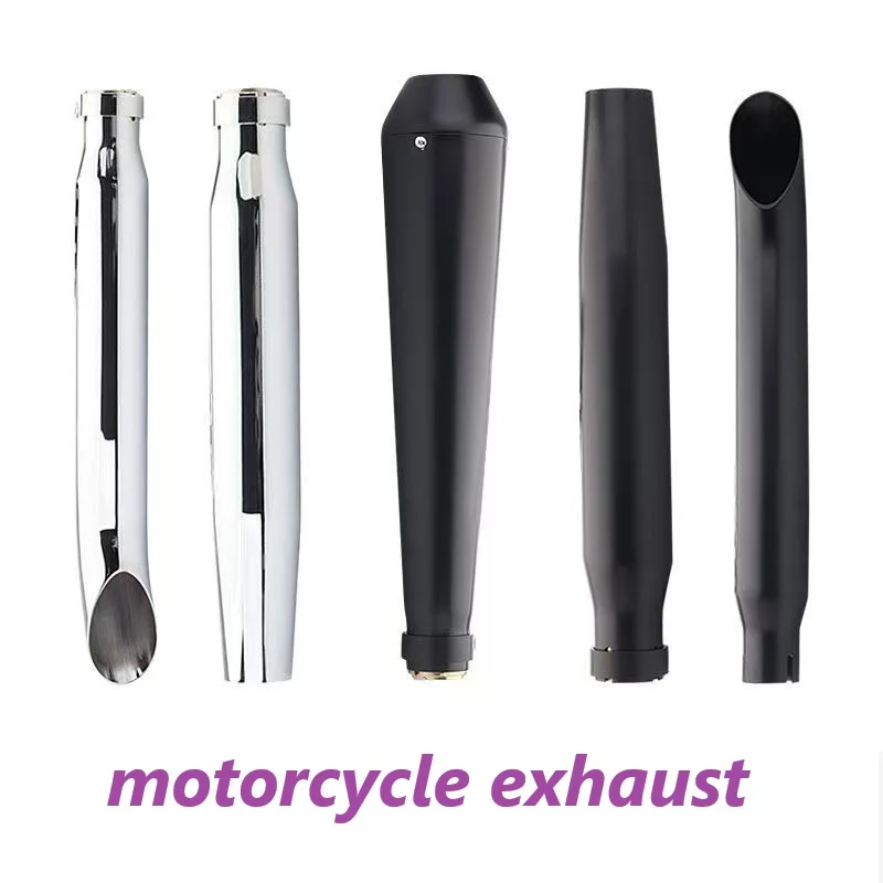 Universal Motorcycle Exhaust Muffler Retro Vintage Classic Electroplating Escap Moto for cg125 sr400 cb500 vt500 CM300 500 Cafe
Universal Motorcycle Exhaust Muffler Retro Vintage Classic Electroplating Escap Moto for cg125 sr400 cb500 vt500 CM300 500 Cafe