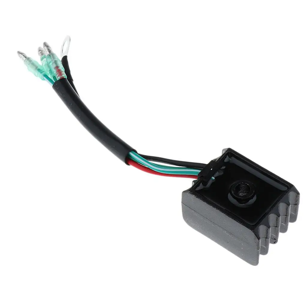 Black Regulator Voltage Regulator for Yamaha 15-60 Outboard Motor, Plug And Play
Black Regulator Voltage Regulator for Yamaha 15-60 Outboard Motor, Plug And Play