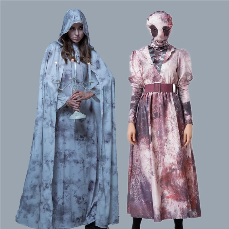Костюм ведьмы Смерти на Хэллоуин, костюм Silent Hill, ужасающая одежда, косплей-костюм «Рассвет убийцы» для женщин, этническая сценическая одежда
Костюм ведьмы Смерти на Хэллоуин, костюм Silent Hill, ужасающая одежда, косплей-костюм «Рассвет убийцы» для женщин, этническая сценическая одежда