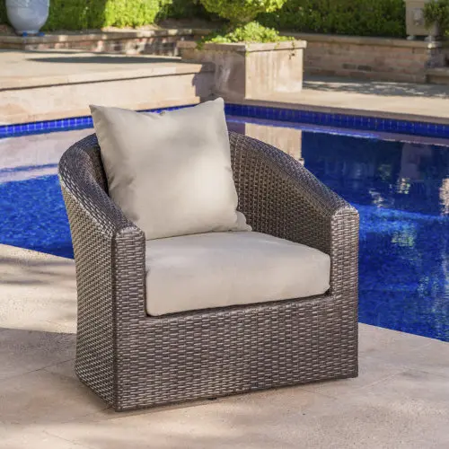 !@Modern Portable Comfortable Outdoor Wicker Frame Swivel Chair with Waterproof Fabric for Patio and Garden Furniture
!@Modern Portable Comfortable Outdoor Wicker Frame Swivel Chair with Waterproof Fabric for Patio and Garden Furniture