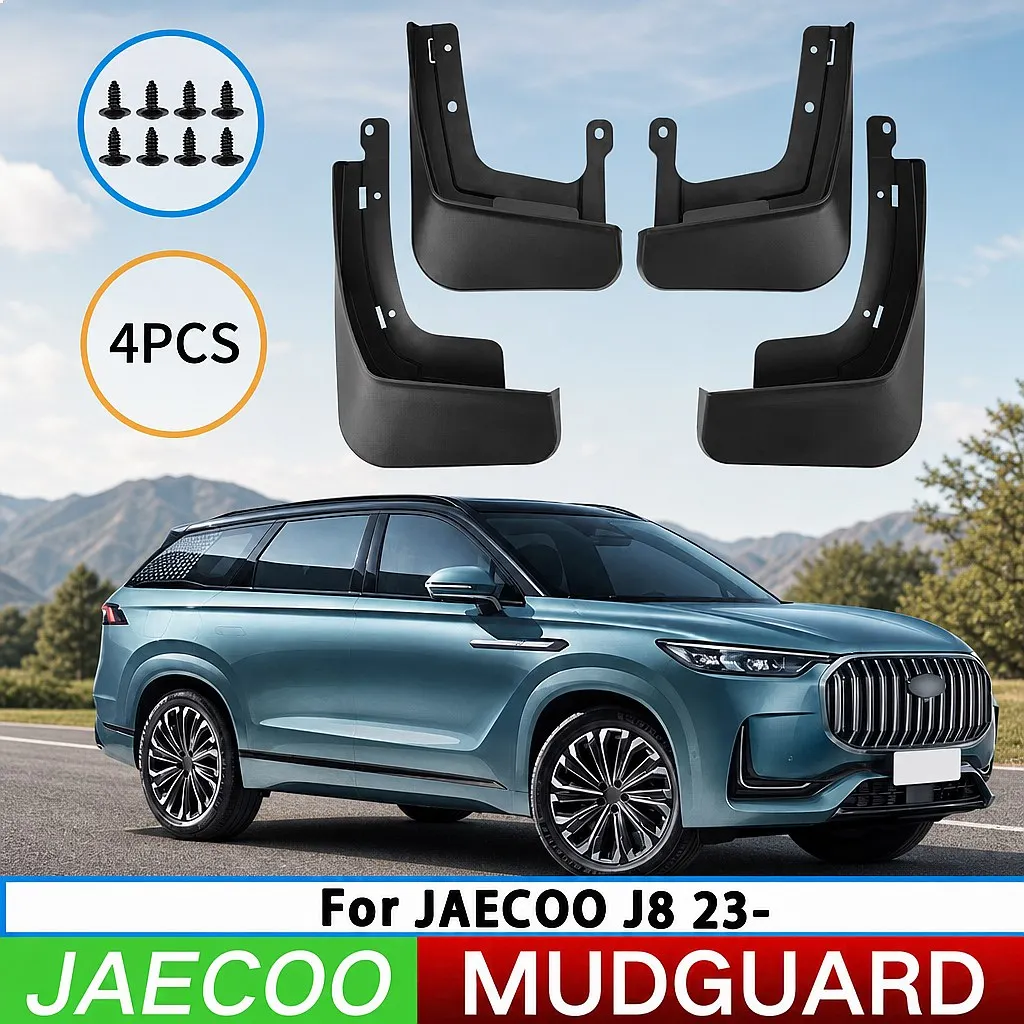 Suitable for Jaecoo J8 2024 Chery Tiggo 9 Mudguards Splash Guards Car Accessories
Suitable for Jaecoo J8 2024 Chery Tiggo 9 Mudguards Splash Guards Car Accessories