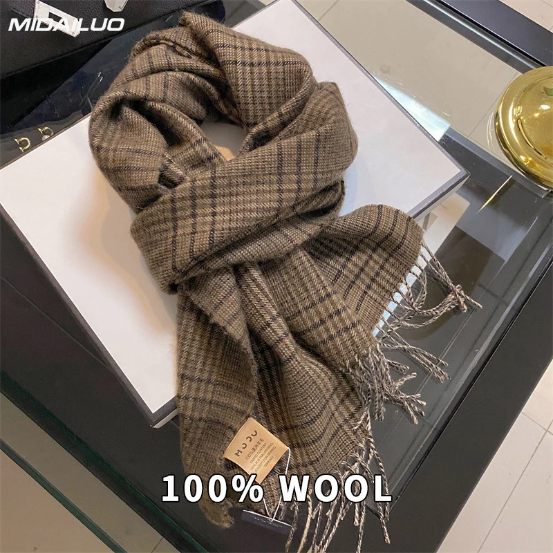 Женский зимний шарф из 100% шерсти, ветрозащитный теплый корейский модный элегантный аксессуар на шею для холодной погоды
Женский зимний шарф из 100% шерсти, ветрозащитный теплый корейский модный элегантный аксессуар на шею для холодной погоды
