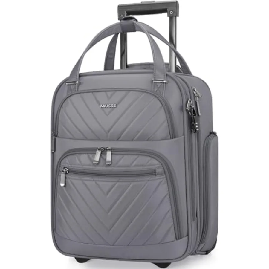 Softside Carry On Luggage With Wheels, Airline Approved 16-Inch Carry On Suitcase With Durable Lock, Lightweight Underseat Carr
Softside Carry On Luggage With Wheels, Airline Approved 16-Inch Carry On Suitcase With Durable Lock, Lightweight Underseat Carr