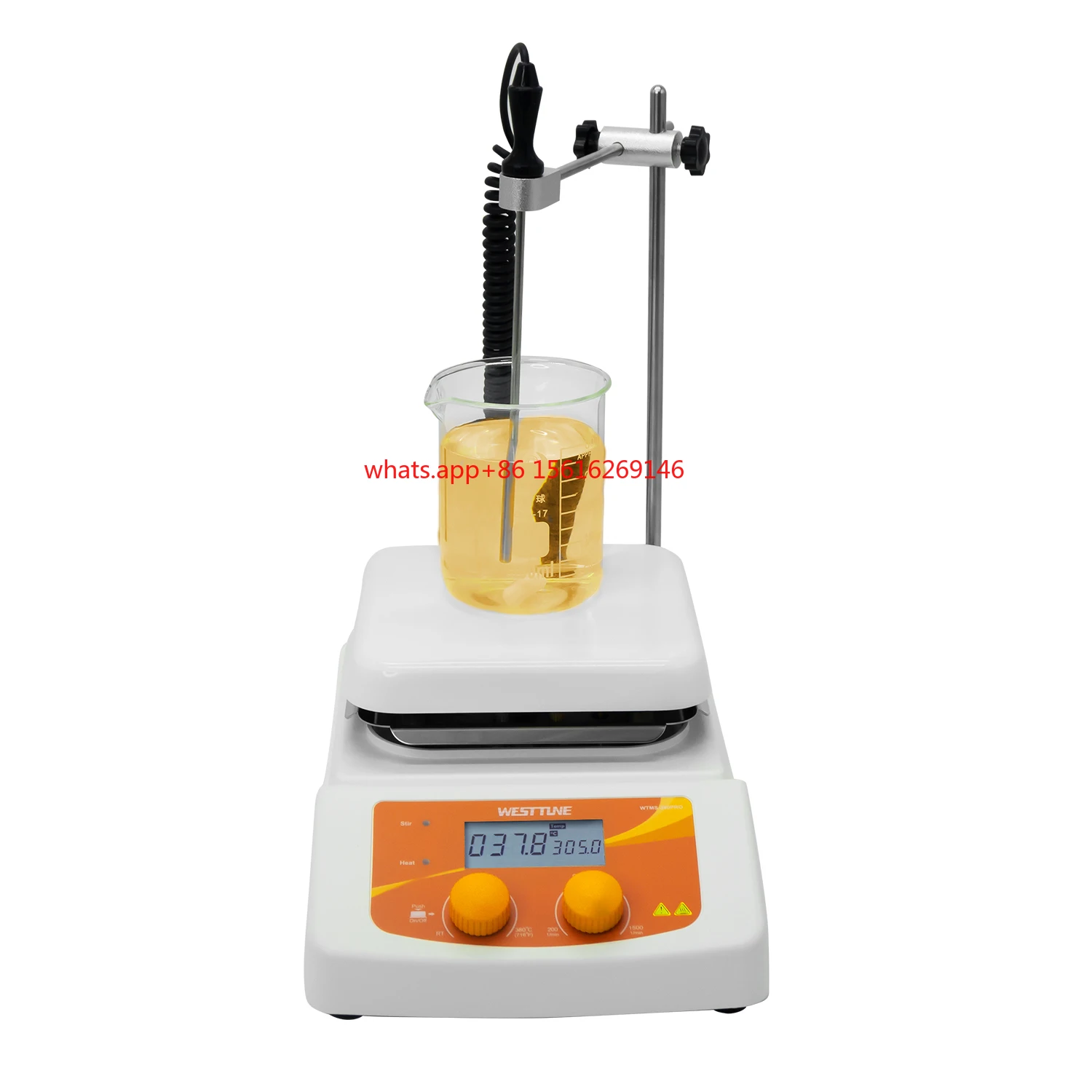 Heating WTMS-380-PRO LCD Digital Hotplate Mini Magnetic Stirrer with 200-1500RPM
Heating WTMS-380-PRO LCD Digital Hotplate Mini Magnetic Stirrer with 200-1500RPM