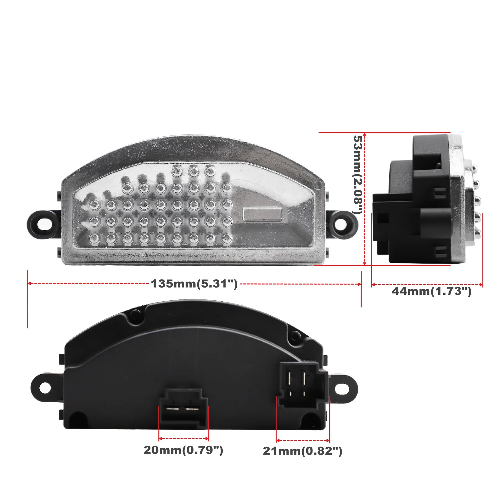 Резистор вентилятора отопителя для Audi A3 R3 S3 TT VW Golf GTI 5Q0907521F 5Q0907521E 5Q1819021A 5Q0907521D 5Q0907521A
Резистор вентилятора отопителя для Audi A3 R3 S3 TT VW Golf GTI 5Q0907521F 5Q0907521E 5Q1819021A 5Q0907521D 5Q0907521A