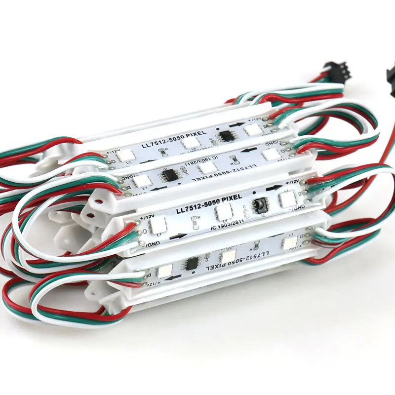 IC LED Module Strip 12V WS2811 Full Color IP65 Waterproof Addressable Programmable Advertising Signboard Light Box String RGB
IC LED Module Strip 12V WS2811 Full Color IP65 Waterproof Addressable Programmable Advertising Signboard Light Box String RGB