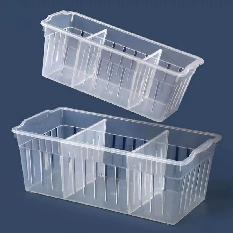 Transparent Plastic Freezer Organizer Box Rectangular Divided Storage Container for Freezer Use Only Multi-Layered Storage Ba...
Transparent Plastic Freezer Organizer Box Rectangular Divided Storage Container for Freezer Use Only Multi-Layered Storage Ba...