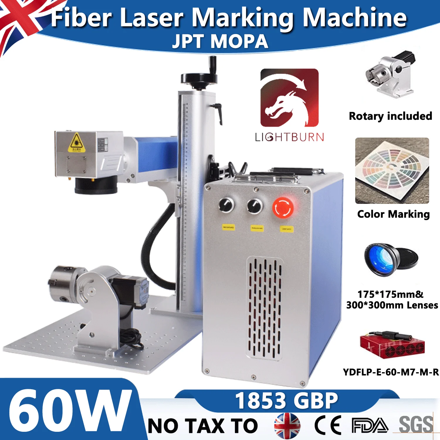 60W JPT Mopa Fiber Laser Marking Cutting Machine Deep Laser Engraving for Drilling Ngraver for All Metal Jewelry Laser Engraver
60W JPT Mopa Fiber Laser Marking Cutting Machine Deep Laser Engraving for Drilling Ngraver for All Metal Jewelry Laser Engraver