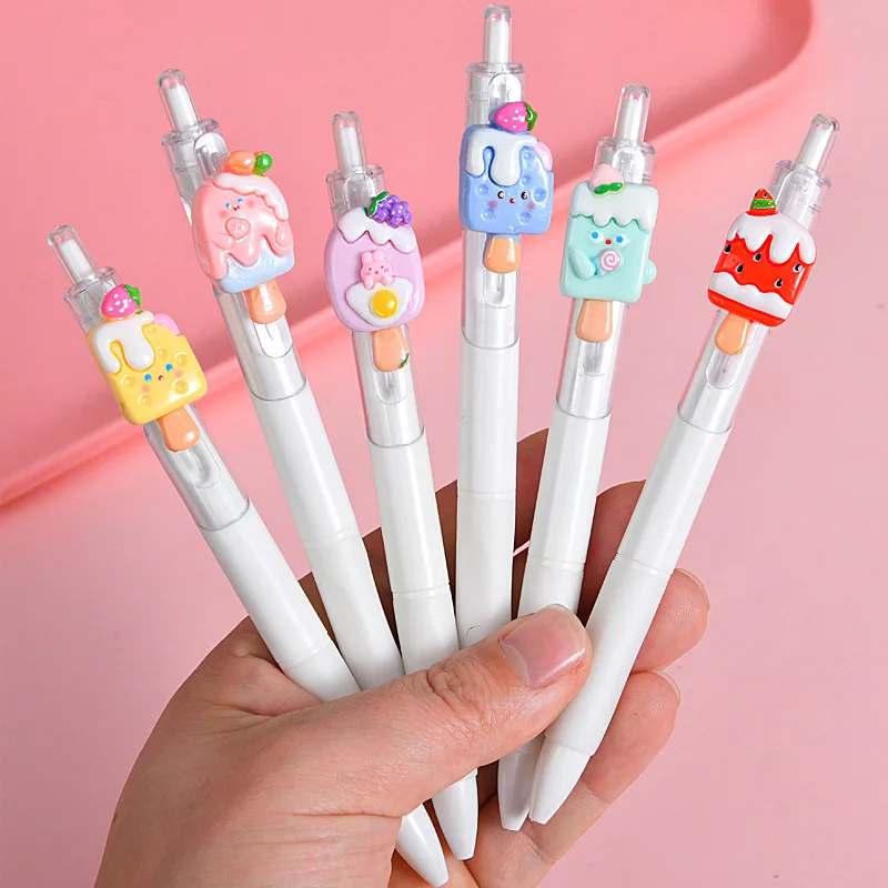36pcs Summer Ice Cream Gel Pens for Writing White Pen School Kids Supplies Wholesale Korean Stationery Cute Things for Girls
36pcs Summer Ice Cream Gel Pens for Writing White Pen School Kids Supplies Wholesale Korean Stationery Cute Things for Girls