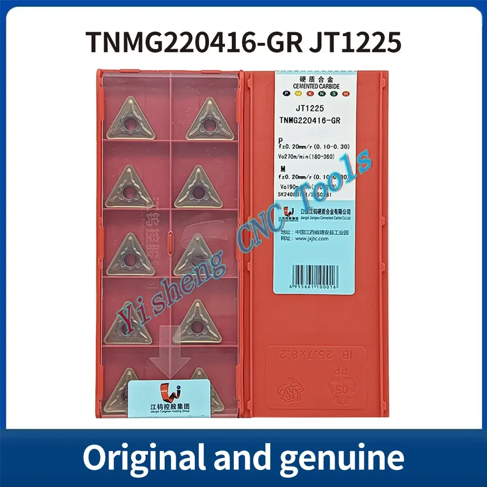 JXTC Cutting Tools TNMG220408-GR TNMG220412-GR TNMG220416-GR JT4135 JT4125 JT4225 JT1225 JT4025 JT4235 Triangular
JXTC Cutting Tools TNMG220408-GR TNMG220412-GR TNMG220416-GR JT4135 JT4125 JT4225 JT1225 JT4025 JT4235 Triangular