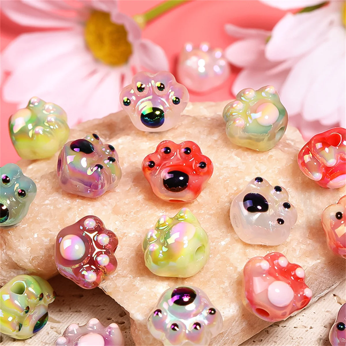 UVXiaoMaoZhua 5Pcs Cat Claw Beads Acrylic Bear Palm Vertical Hole Beads Keychain Phone Chain Clothing Accessories Beads Femme
UVXiaoMaoZhua 5Pcs Cat Claw Beads Acrylic Bear Palm Vertical Hole Beads Keychain Phone Chain Clothing Accessories Beads Femme