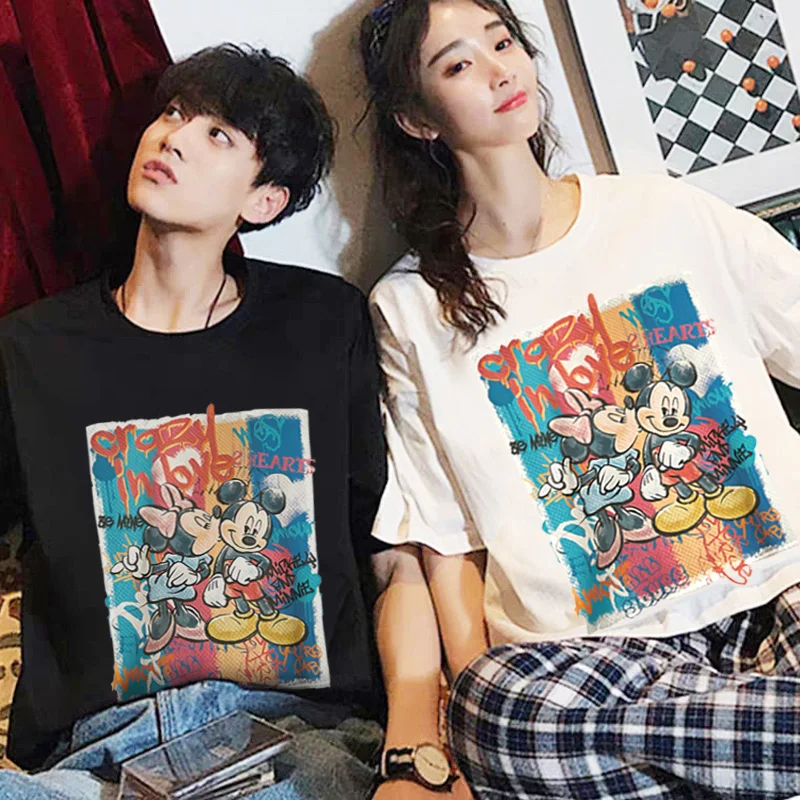 Disney Mickey Joint T-shirt Couple Dress Summer Dress Loose New White Short-sleeved Hip-hop Clothes Wear Unisex Boys and Girls
Disney Mickey Joint T-shirt Couple Dress Summer Dress Loose New White Short-sleeved Hip-hop Clothes Wear Unisex Boys and Girls