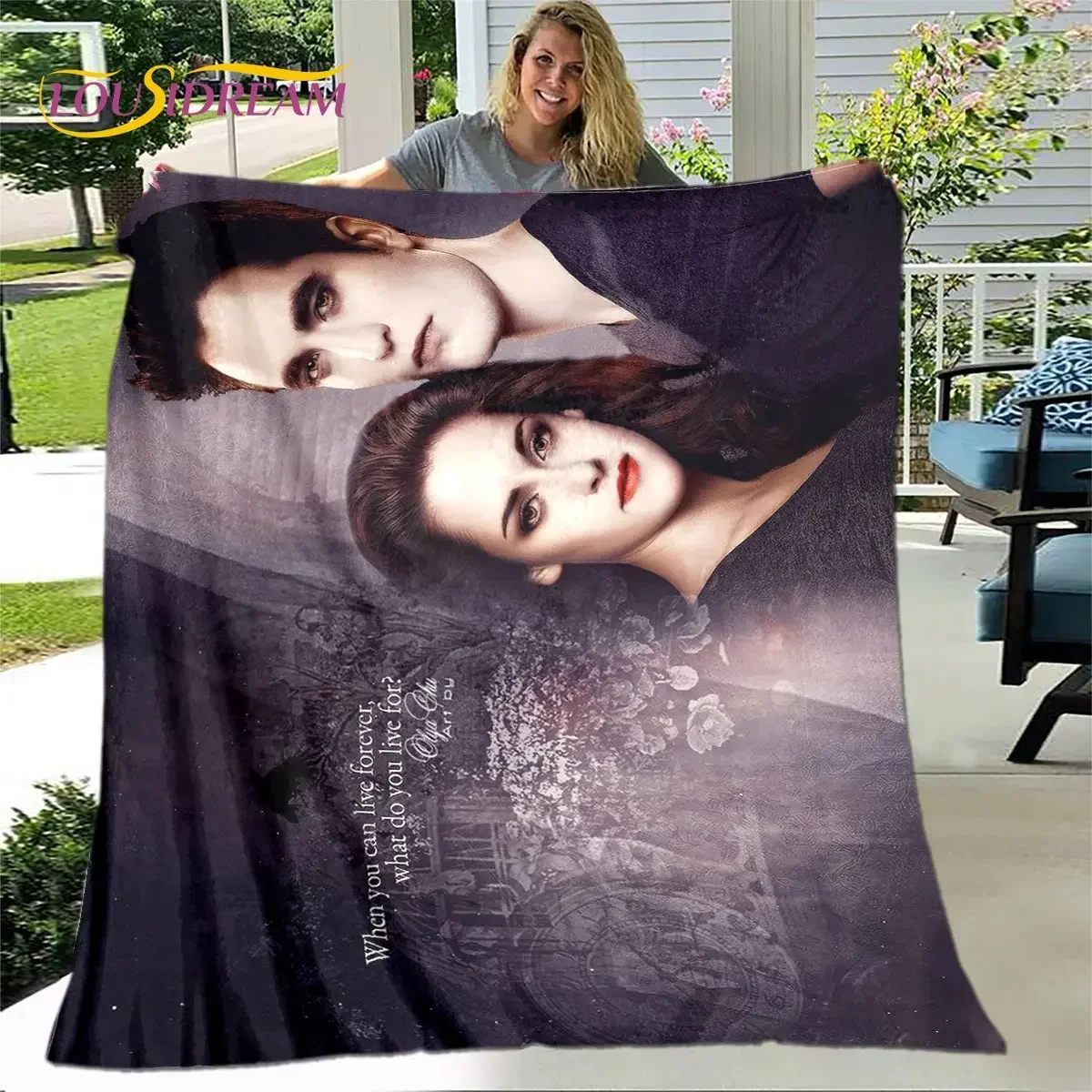 The Twilight Saga HD Printed Soft Plush Blanket,Flannel Blanket Throw Blanket for Living Room Bedroom Bed Sofa Picnic Kids Cover
The Twilight Saga HD Printed Soft Plush Blanket,Flannel Blanket Throw Blanket for Living Room Bedroom Bed Sofa Picnic Kids Cover