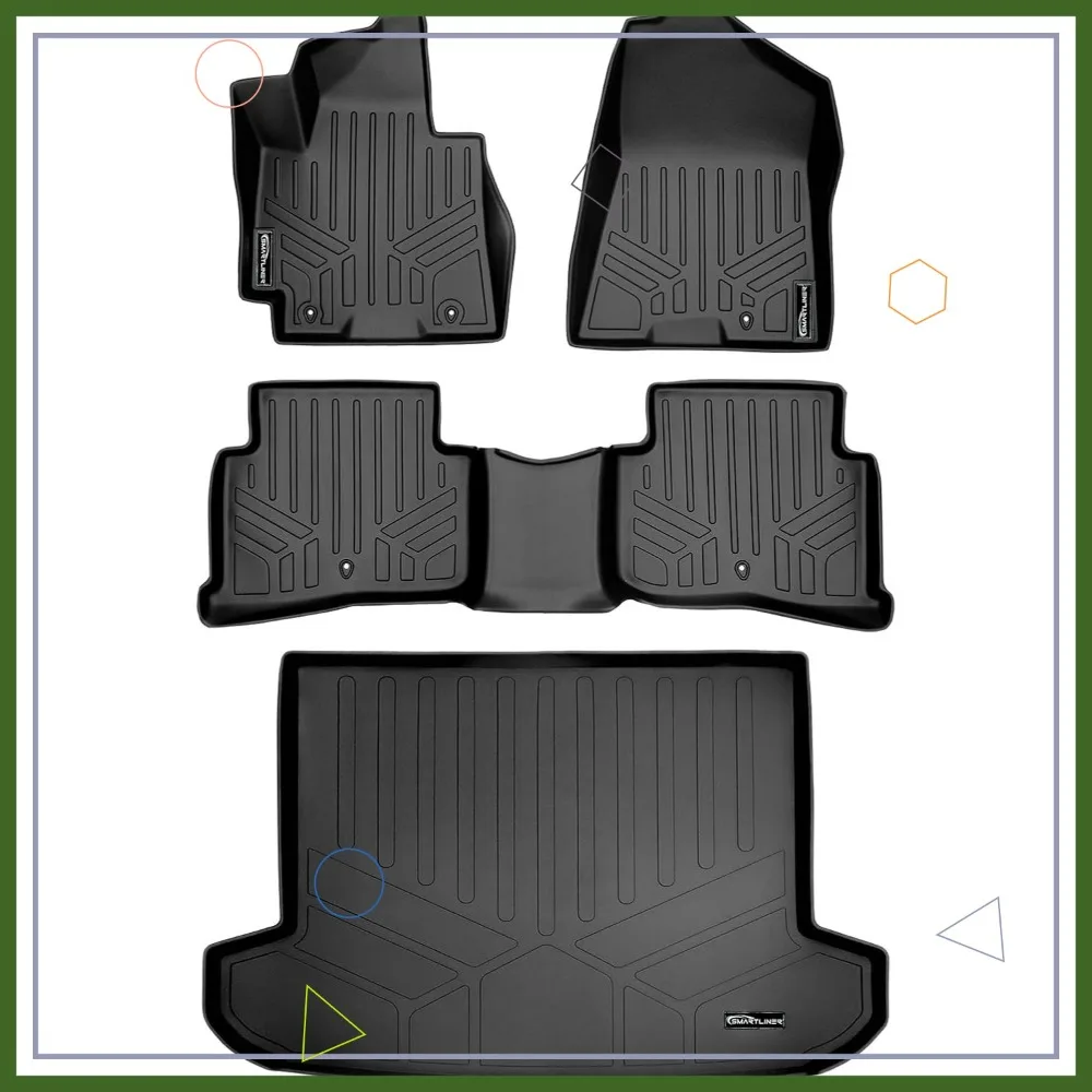 All Weather Custom Fit 2 Row & Cargo Liner Behind 2nd Row Floor Mat Set for 2016-2018 Hyundai Tucson
All Weather Custom Fit 2 Row & Cargo Liner Behind 2nd Row Floor Mat Set for 2016-2018 Hyundai Tucson