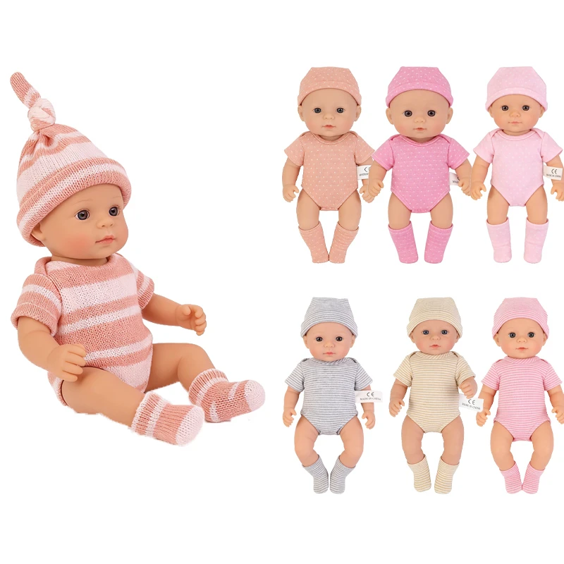 Stripe Sleepwear For 20cm 7inch Mini Reborn Doll Clothing Loungewear Cute Plush Rabbit Ear Pajamas Socks Hats Set Ropa Clothes
Stripe Sleepwear For 20cm 7inch Mini Reborn Doll Clothing Loungewear Cute Plush Rabbit Ear Pajamas Socks Hats Set Ropa Clothes