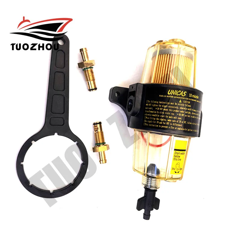 UF-10K Yacht Boat Gasoline Engine Ftuel Filer Water Separator Assembly All Outboard Motors Fuel Tank For Suzuki 65900-98J00
UF-10K Yacht Boat Gasoline Engine Ftuel Filer Water Separator Assembly All Outboard Motors Fuel Tank For Suzuki 65900-98J00