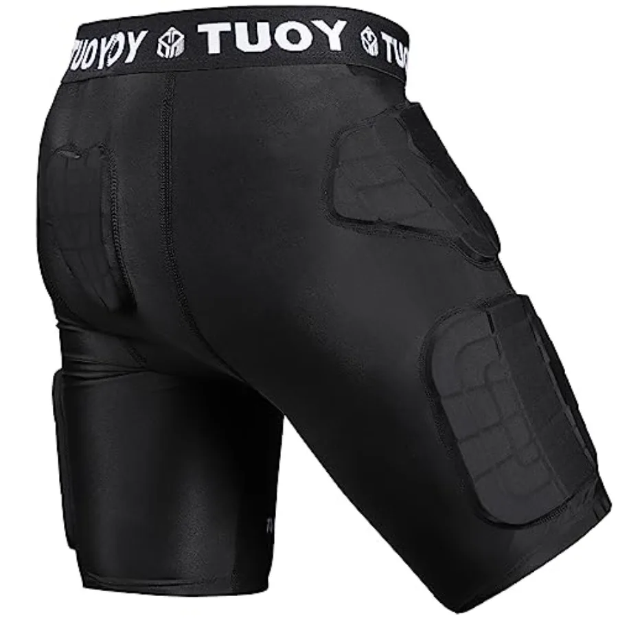 Mens Football Girdle with Pads Hip Thigh Butt Tailbone Protector Pants Padded Compression Short Youth Adult Protective for Base
Mens Football Girdle with Pads Hip Thigh Butt Tailbone Protector Pants Padded Compression Short Youth Adult Protective for Base