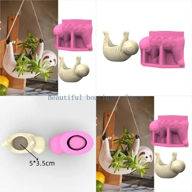 U4LF Silicone Mould Sloths for Making Unique Plant Pots and Desk Organizers
U4LF Silicone Mould Sloths for Making Unique Plant Pots and Desk Organizers