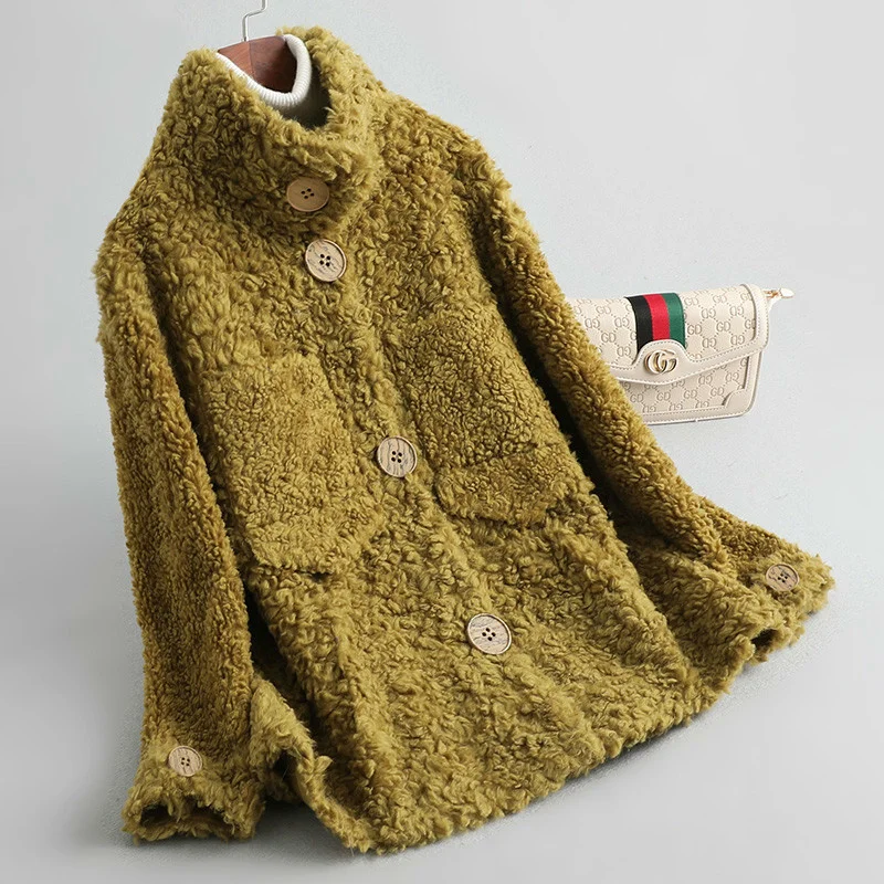 Fur Coat Real Female Winter Clothes Women 100% Wool Coat Korean Warm Coats and Jackets Women Abrigos Mujer -1
Fur Coat Real Female Winter Clothes Women 100% Wool Coat Korean Warm Coats and Jackets Women Abrigos Mujer -1