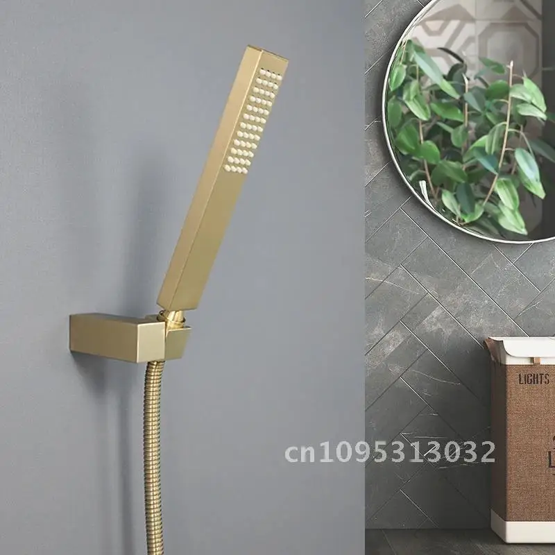 Brushed Gold Hand Held Bathroom Head Shower Gold Finished Brass or Spray Handheld Bath Shower Stainless Heads Steel Shower Rain
Brushed Gold Hand Held Bathroom Head Shower Gold Finished Brass or Spray Handheld Bath Shower Stainless Heads Steel Shower Rain