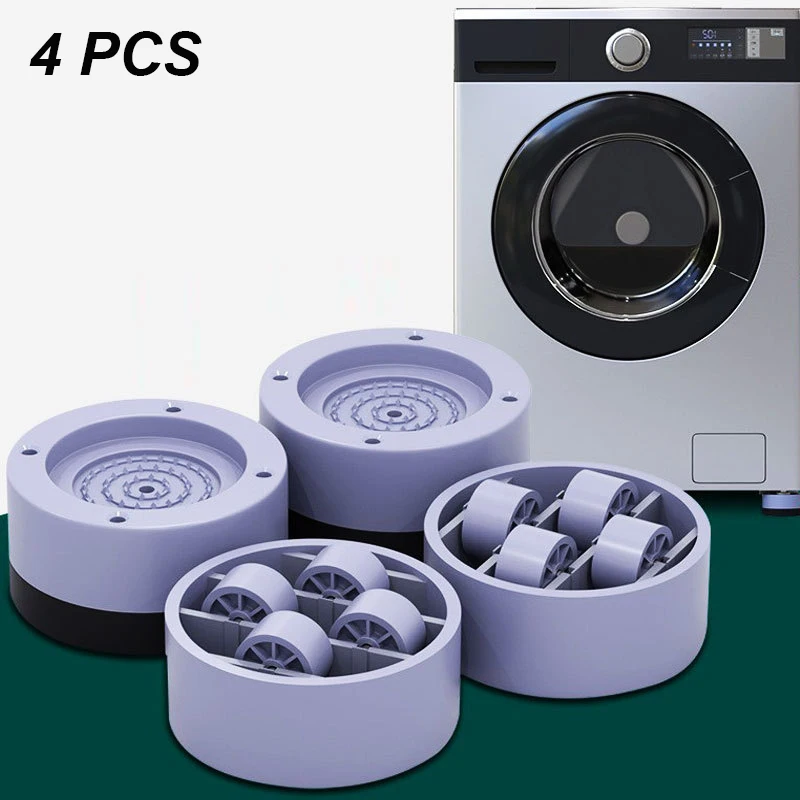 4PCS Washing Machine Universal Fixed Plastic Feet with Wheels Anti Vibration Feet Pads Washing Machine Feet Fixed Pads Washing
4PCS Washing Machine Universal Fixed Plastic Feet with Wheels Anti Vibration Feet Pads Washing Machine Feet Fixed Pads Washing