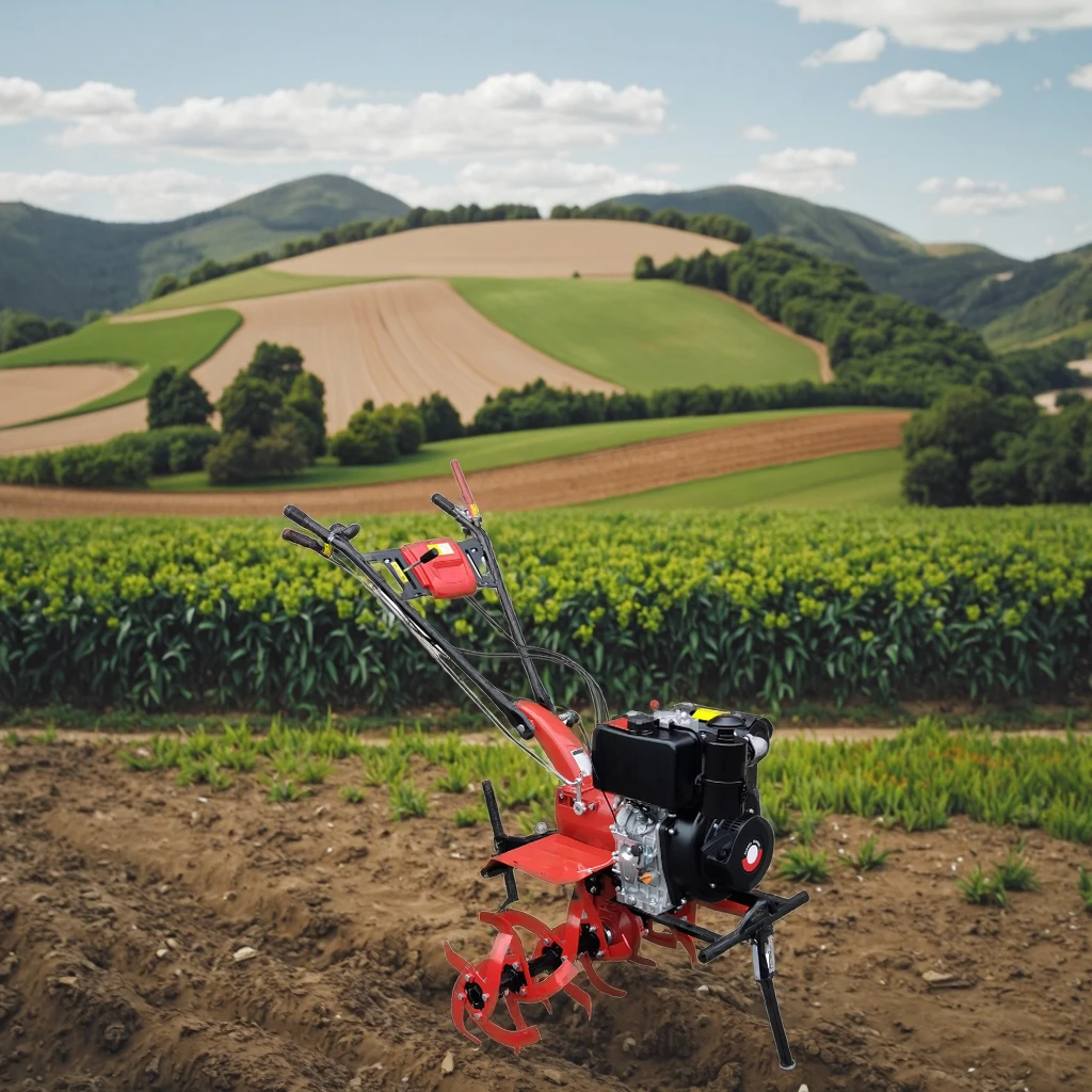 New 12 Rotary Tiller Cultivator Power Machine with Gasoline Pump Gearbox agricultural machinery equipment
New 12 Rotary Tiller Cultivator Power Machine with Gasoline Pump Gearbox agricultural machinery equipment