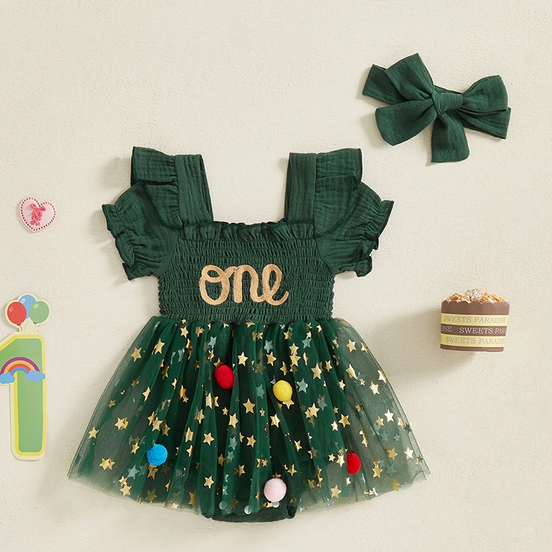 6-18M Baby Girl 2Pcs Birthday Outfits Short Sleeve Smocked Romper with Headband Set Newborn Infant Clothes
6-18M Baby Girl 2Pcs Birthday Outfits Short Sleeve Smocked Romper with Headband Set Newborn Infant Clothes