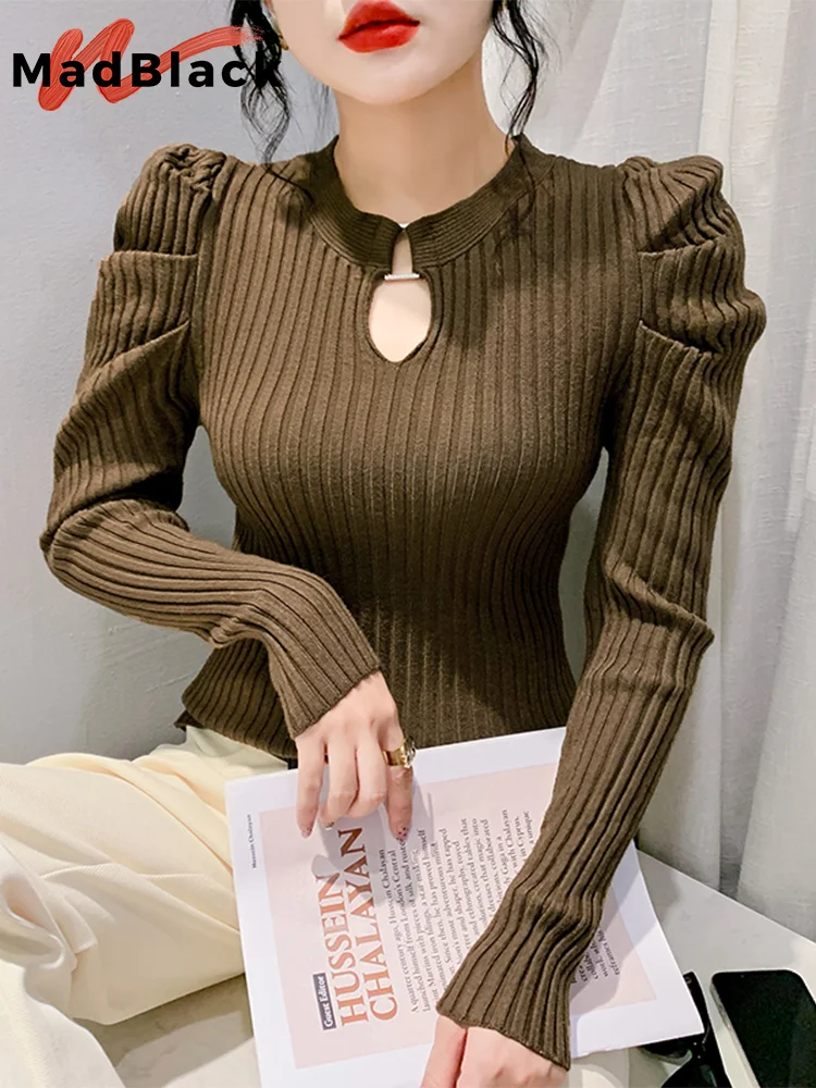 MadBlack European Clothes Sweater Women Stand Collar Knit Slim Office Workwear Tops Long Puff Sleeve Pullover Autumn T30678JM
MadBlack European Clothes Sweater Women Stand Collar Knit Slim Office Workwear Tops Long Puff Sleeve Pullover Autumn T30678JM