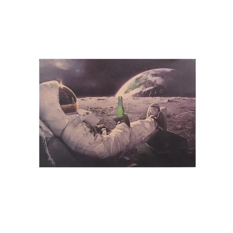 Kraft Paper Posters /Moon Astronaut Beer/ Wall Sticker Kids Room Decoration Vintage Retro Posters
Kraft Paper Posters /Moon Astronaut Beer/ Wall Sticker Kids Room Decoration Vintage Retro Posters